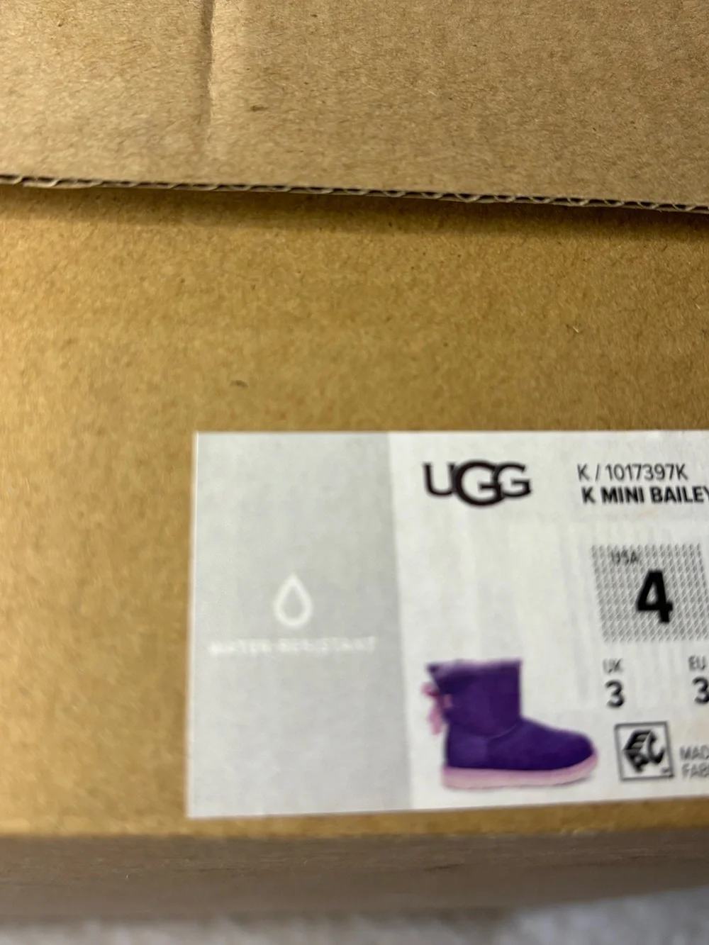 UGG Kids Violet Bloom Mini Bailey Bow II Boots